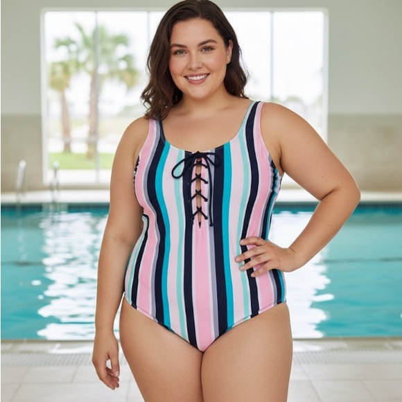 No Boundaries one piece swimsuit size 2X - Picture 1 of 7
